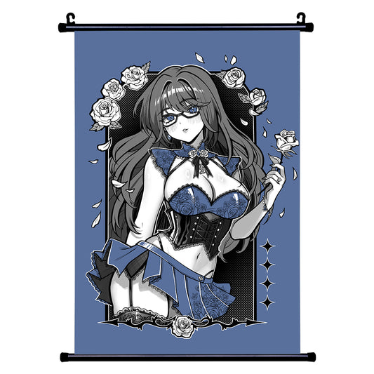NomadicWhovian Waifu Wall Scroll