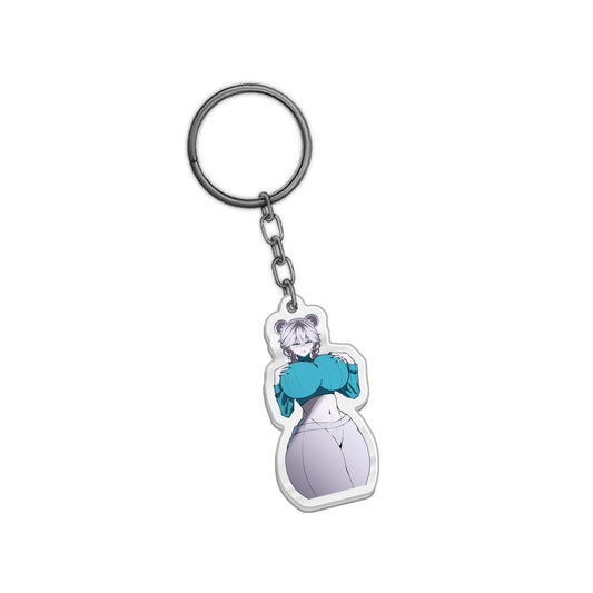 Nora the Frozen Tundra 'Frigid Merch' Keychain