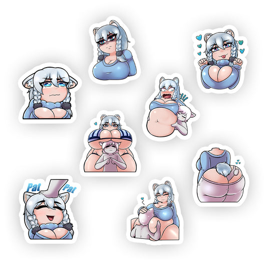 Nora the Frozen Tundra 'Assorted Tundra Goodies' Sticker Pack A