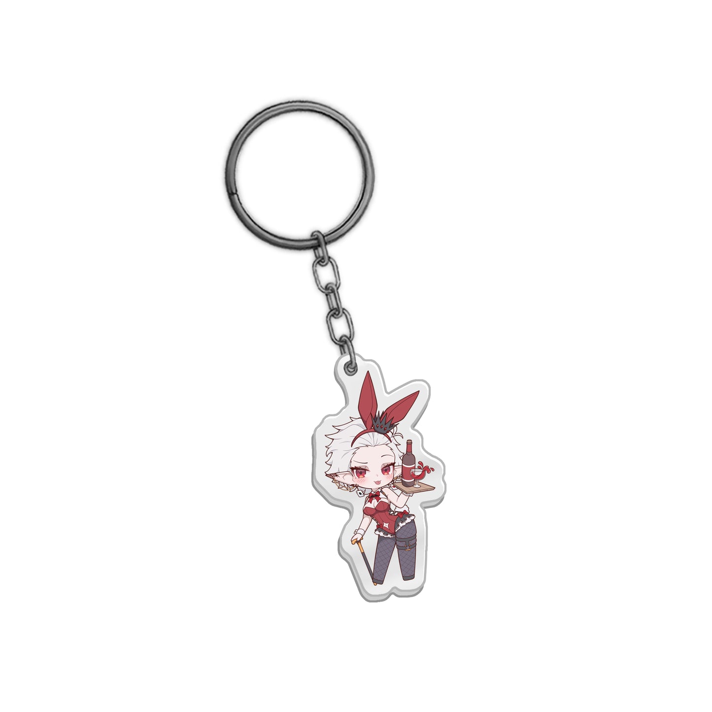 NosferyVT Bunny Casino Keychain