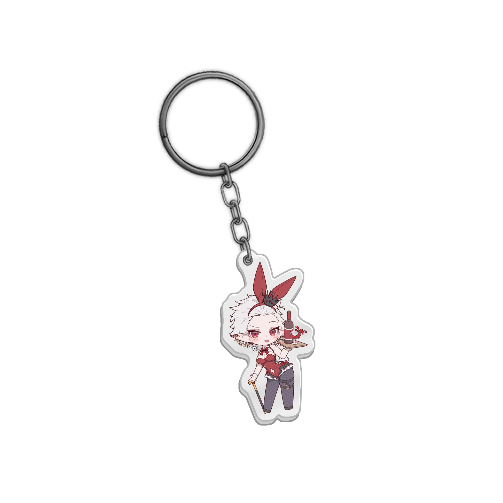 NosferyVT Bunny Casino Keychain