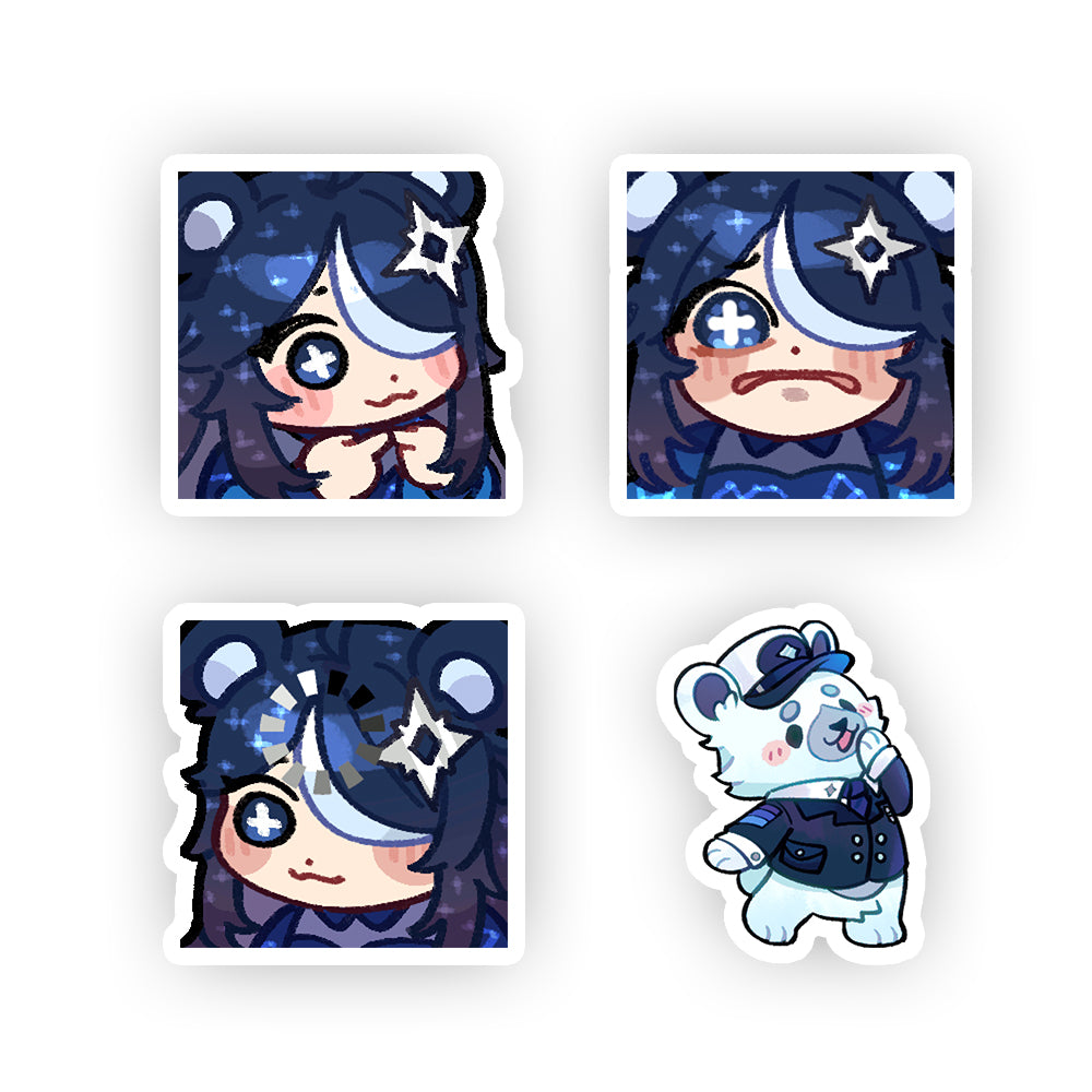 Nova Polaris Mini Feels Sticker Pack