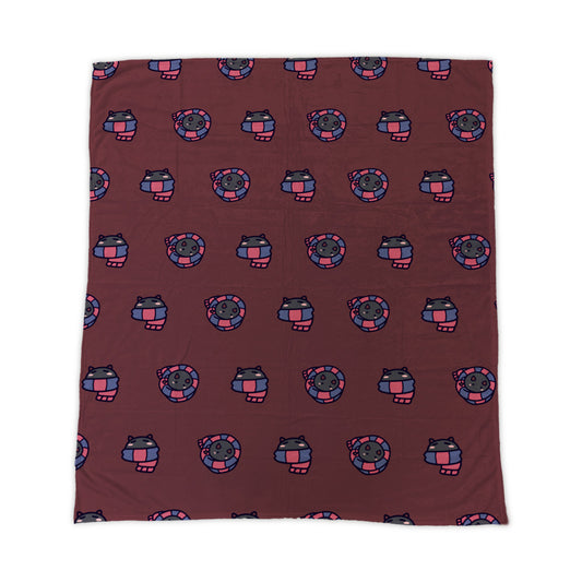 Numi Bundled Together Maroon Blanket