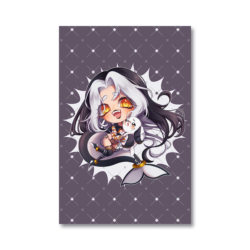 OrcaTsukii Chibi Poster