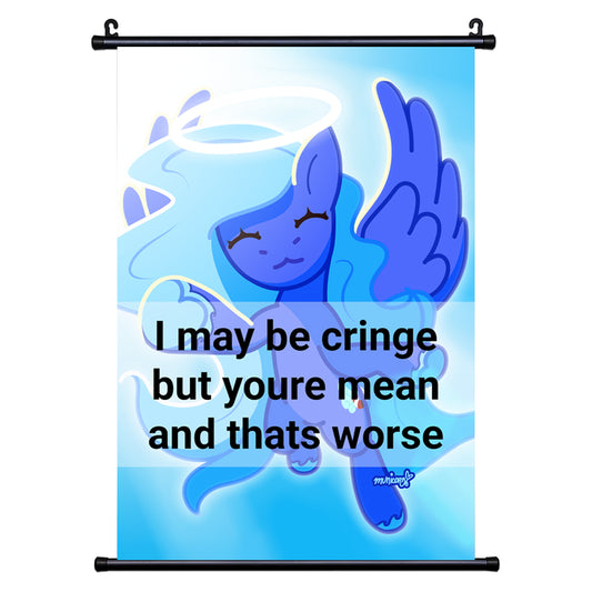 PassionateAboutPonies Cringe Wall Scroll