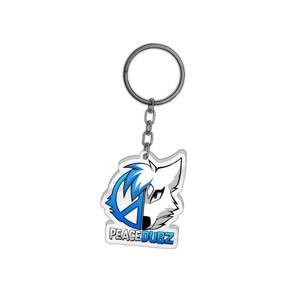 PeaceDubz Logo Keychain