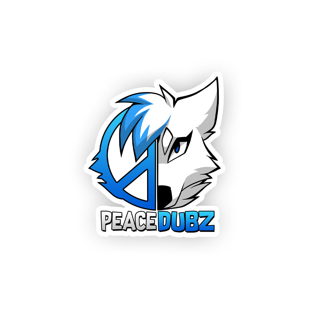 PeaceDubz Logo Sticker