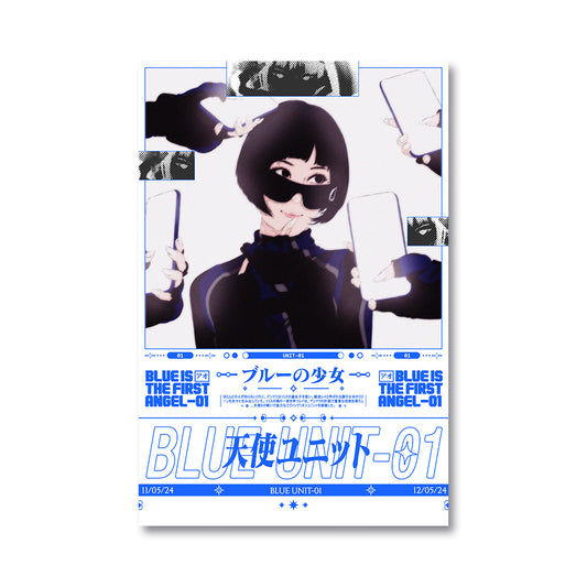 Bluepid "Blue-Unit-01" Poster