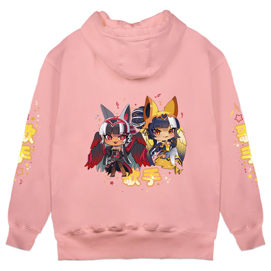 KelliSiren Chibi Pink Hoodie