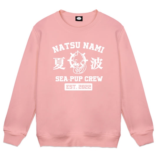 NatsuNami SEA-PUP Pink Crewneck V.2