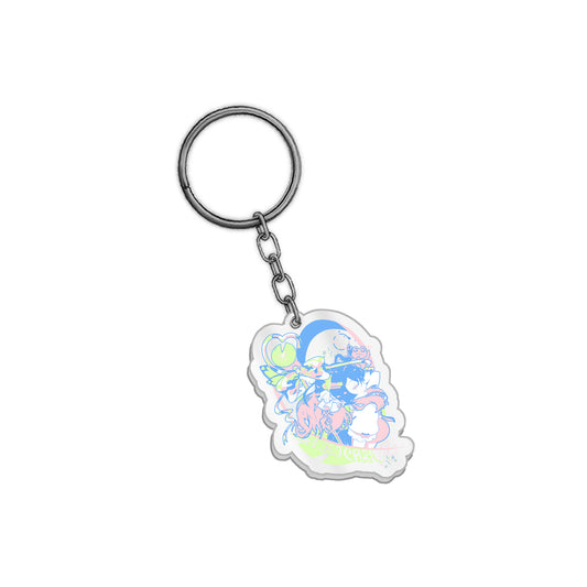Pinkicafe "Frog, Maid, Magical Girl" Acrylic Keychain