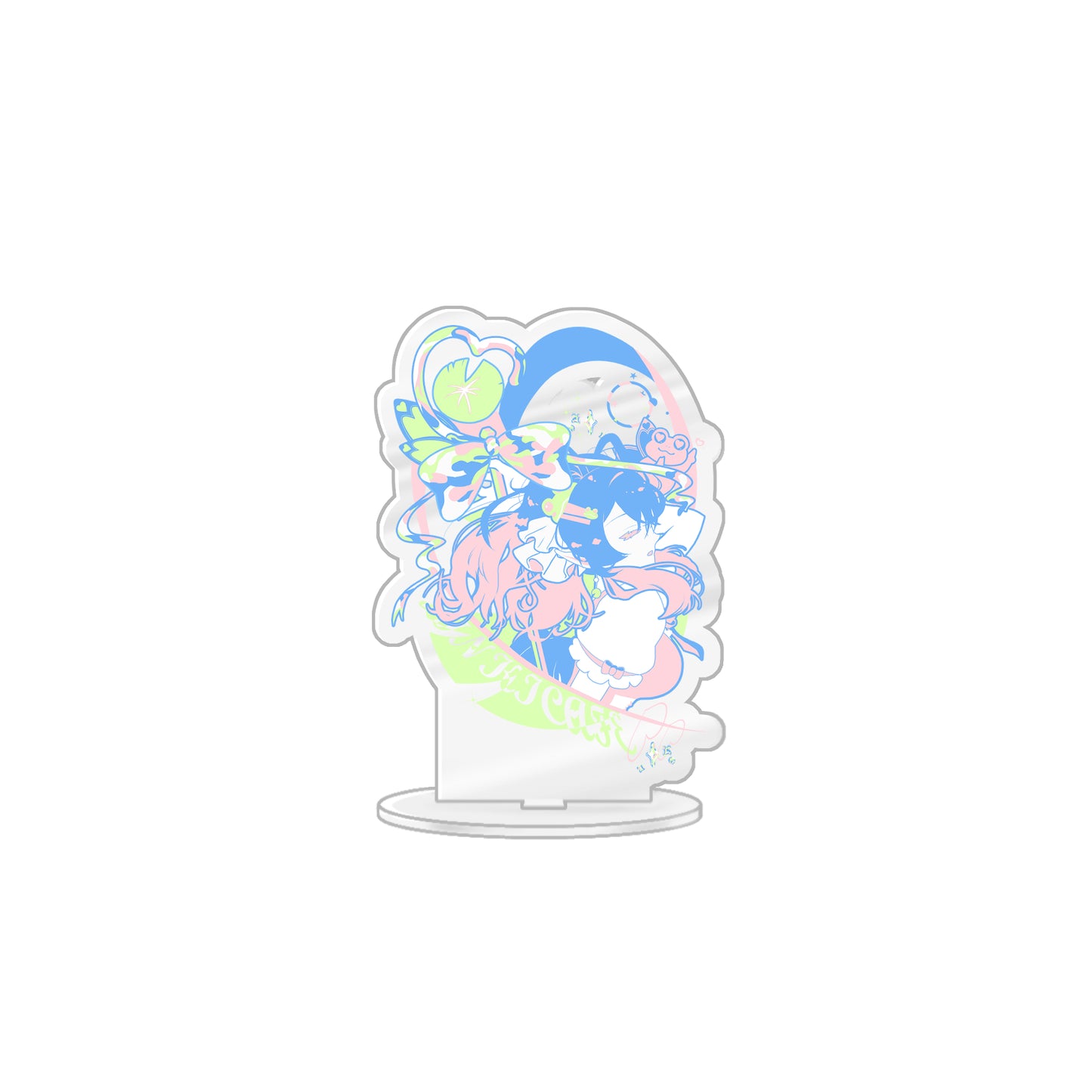 Pinkicafe "Frog, Maid, Magical Girl" Acrylic Standee