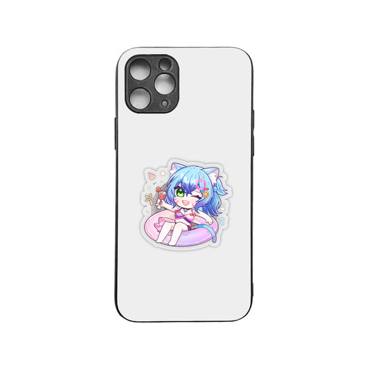 PixcatOS Floaty Chibi Phone Holder