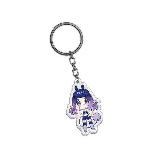 Poko Bun "I Come In Peace" Keychain