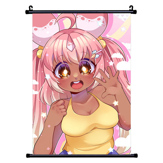 PokuMii 'Dazzling Unibun' Wall Scroll