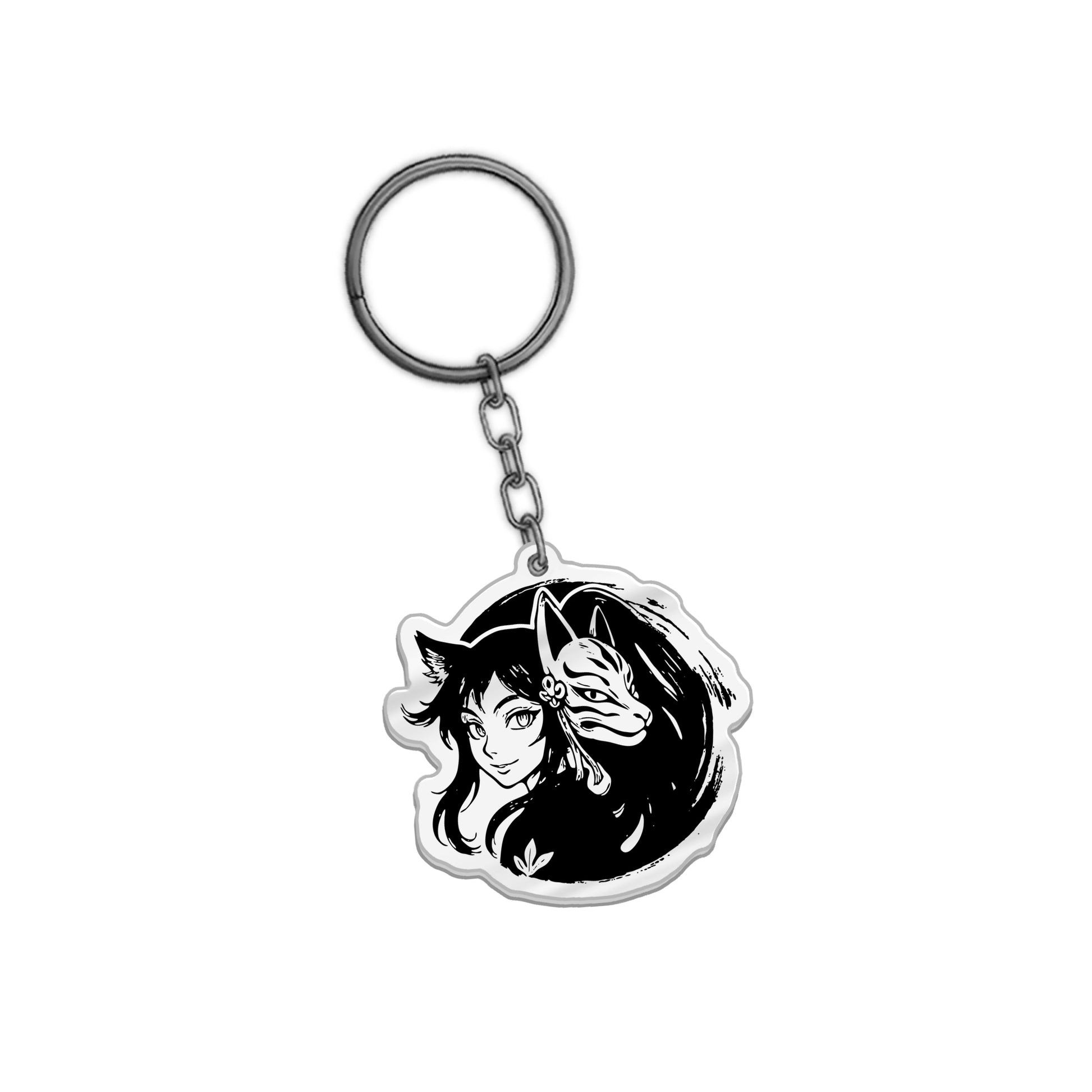 Popacollaa "Monochrome" Acrylic Keychain