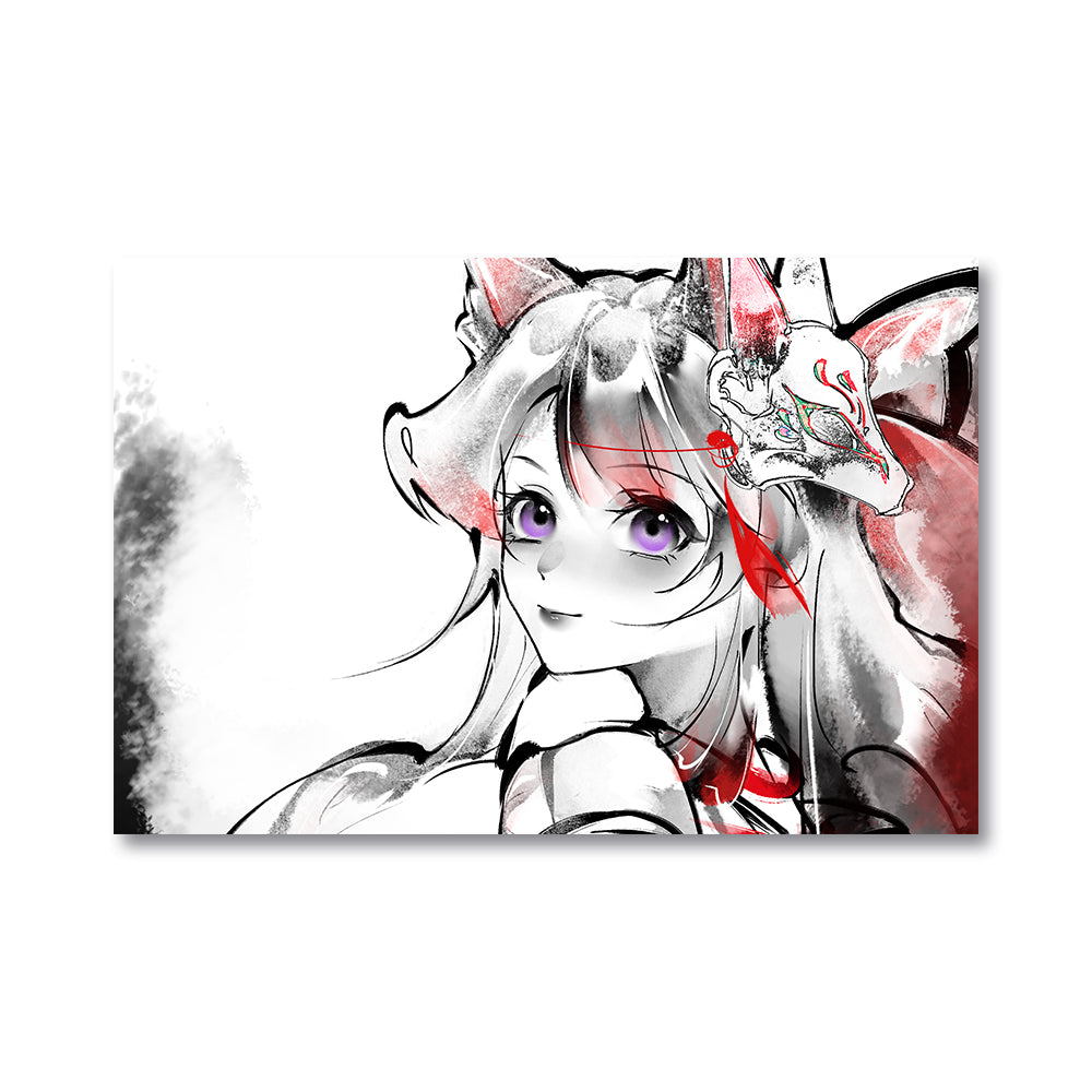 Popacollaa "Painted Gaze" Poster