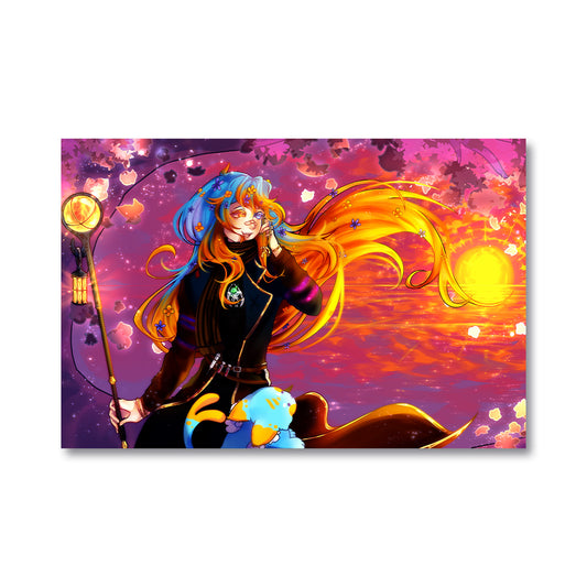 Aceayune Sunset Oracle Poster