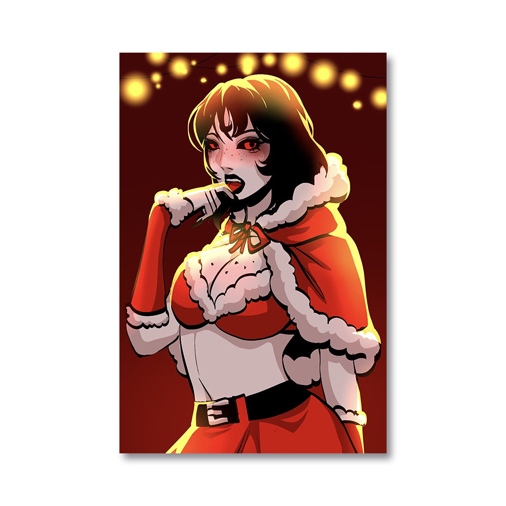 Witchy_Tea_Cup Santa Honey Poster