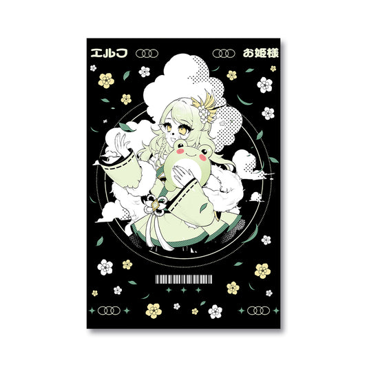 EllieKiddo Froggy Glade Poster