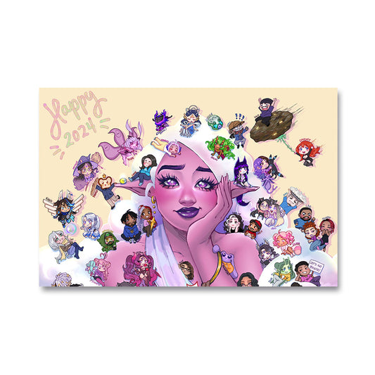 LadyNefeli New Year Poster