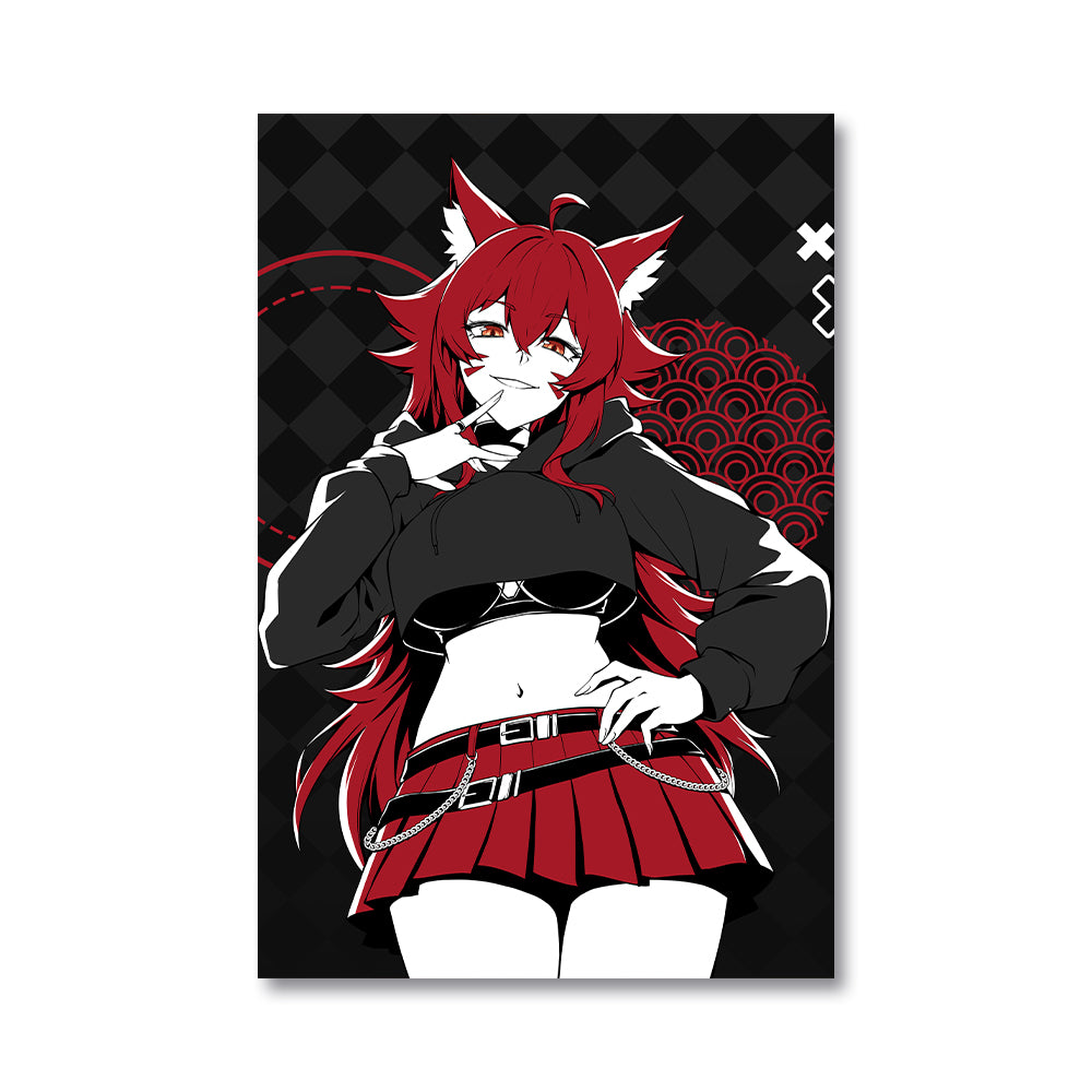 FoxxyLillyVT Mischievous Lil Fox Poster