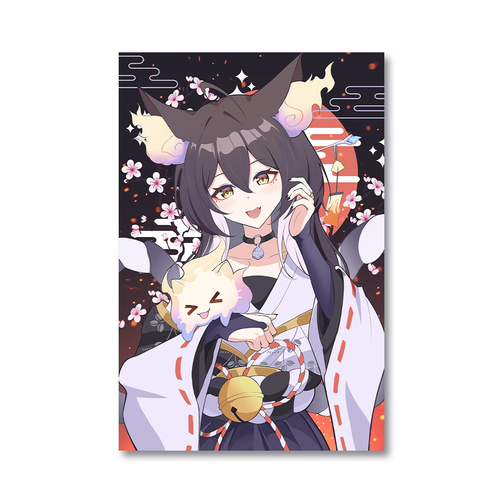 Pikoyin Shrine Maiden Poster