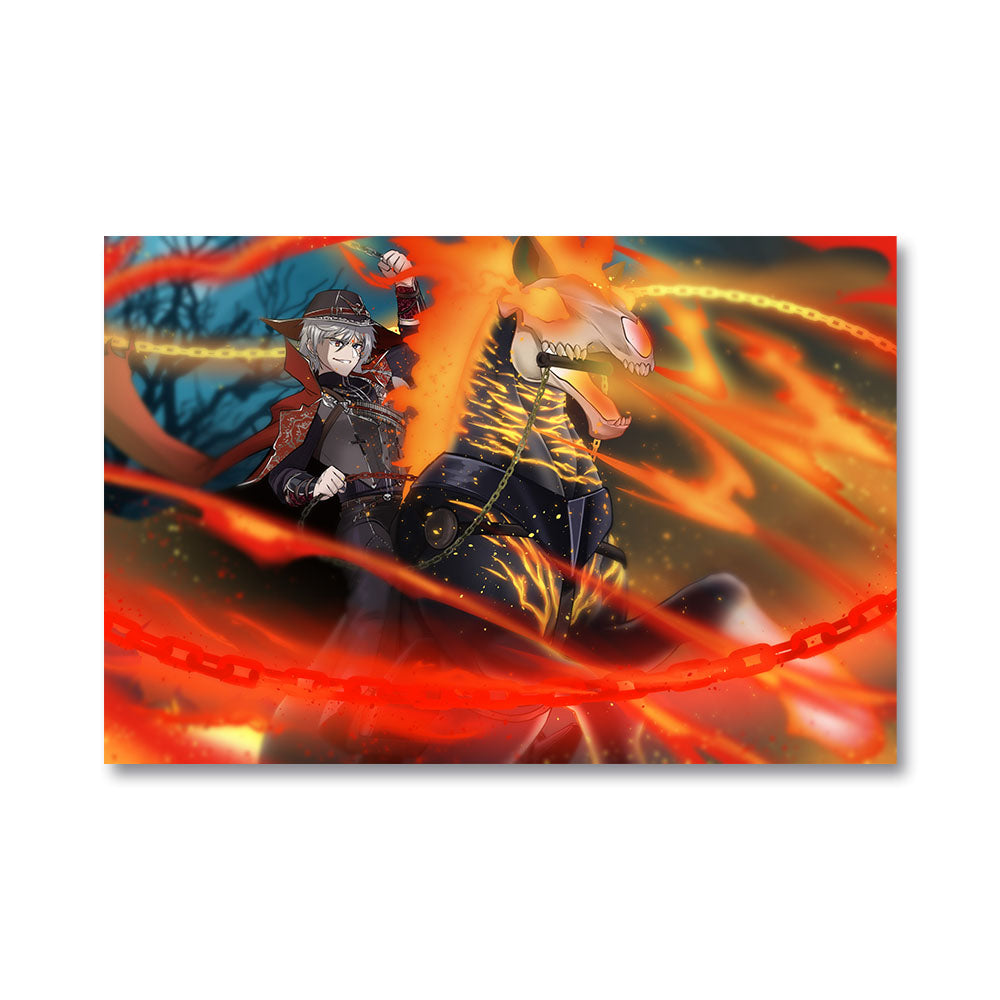 TiroLoco Blazing Cowboy Poster