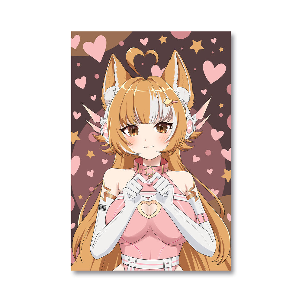 Nyota_Inu Pretty in Pink Poster