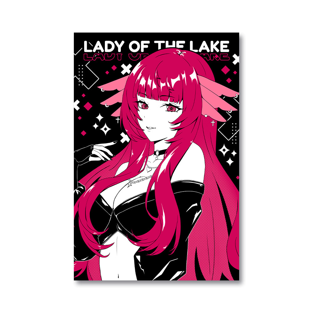 Emmytheaxolotl 'Lady of the Lake' Poster