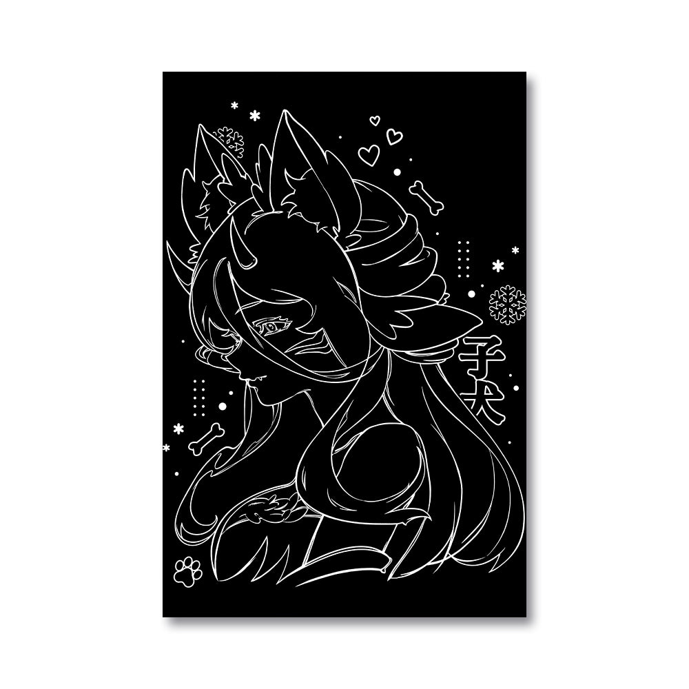 Wynterpuppy "Beauty in Snow" Poster