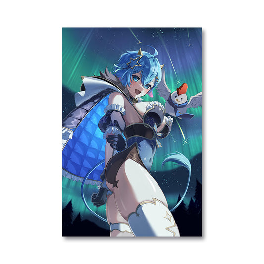 MooMerrily Northern Lights Poster