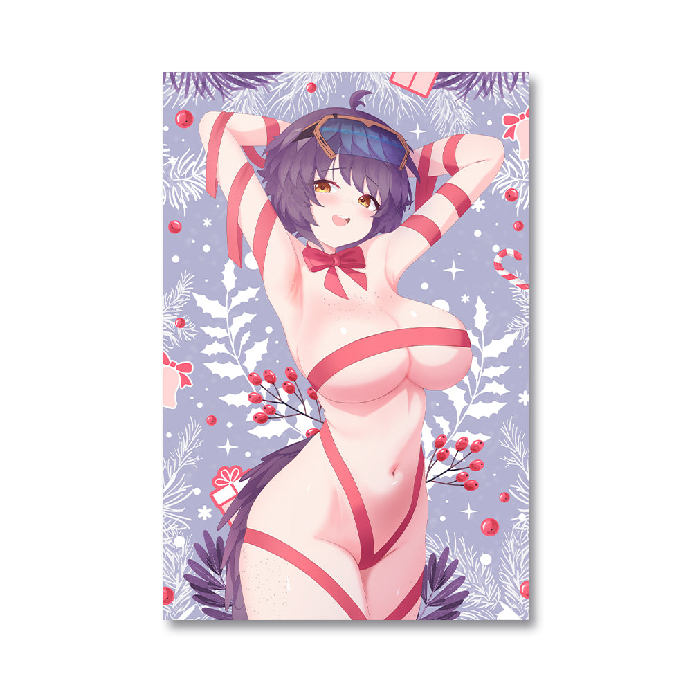 FrostedFricks Wrapped Up with a Bow Poster