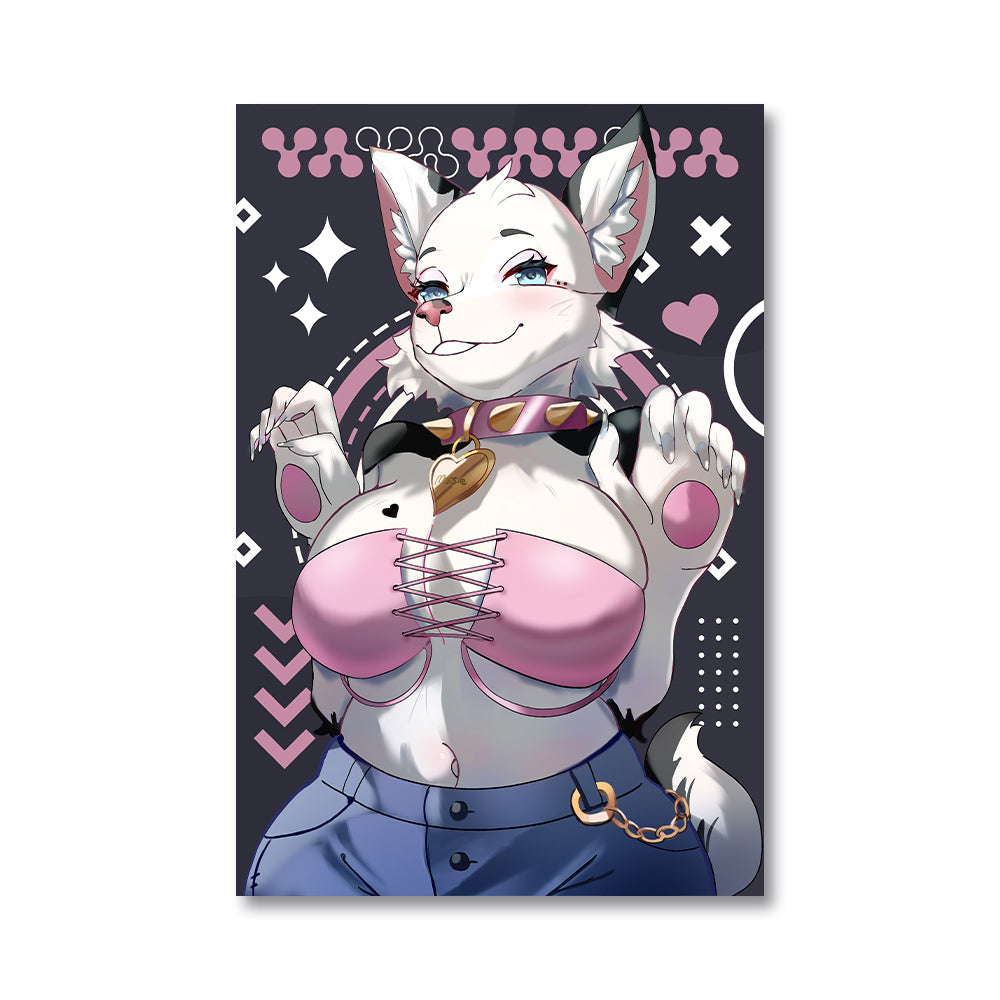 MaisieCorgi Pawsitively Fierce Poster