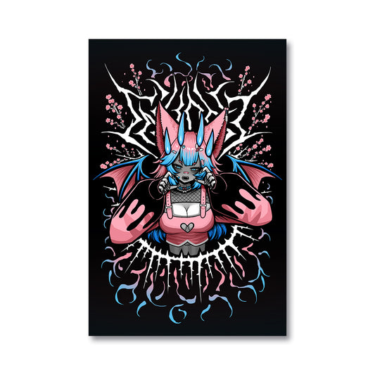 InuchiThePuppi Pastel Metal Poster