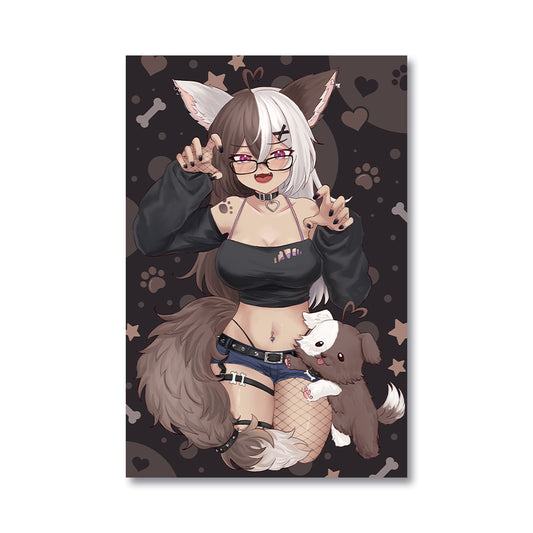 Misapup Playful Pup Poster