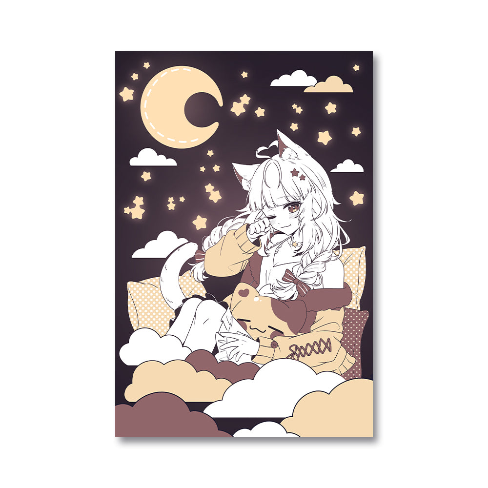 Sleepypurin Cozy Night Poster