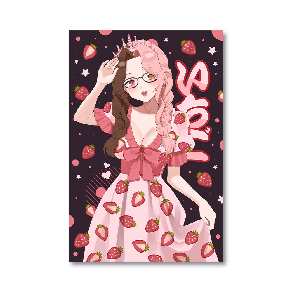 LaniBerri Strawberries and Sparkles Poster