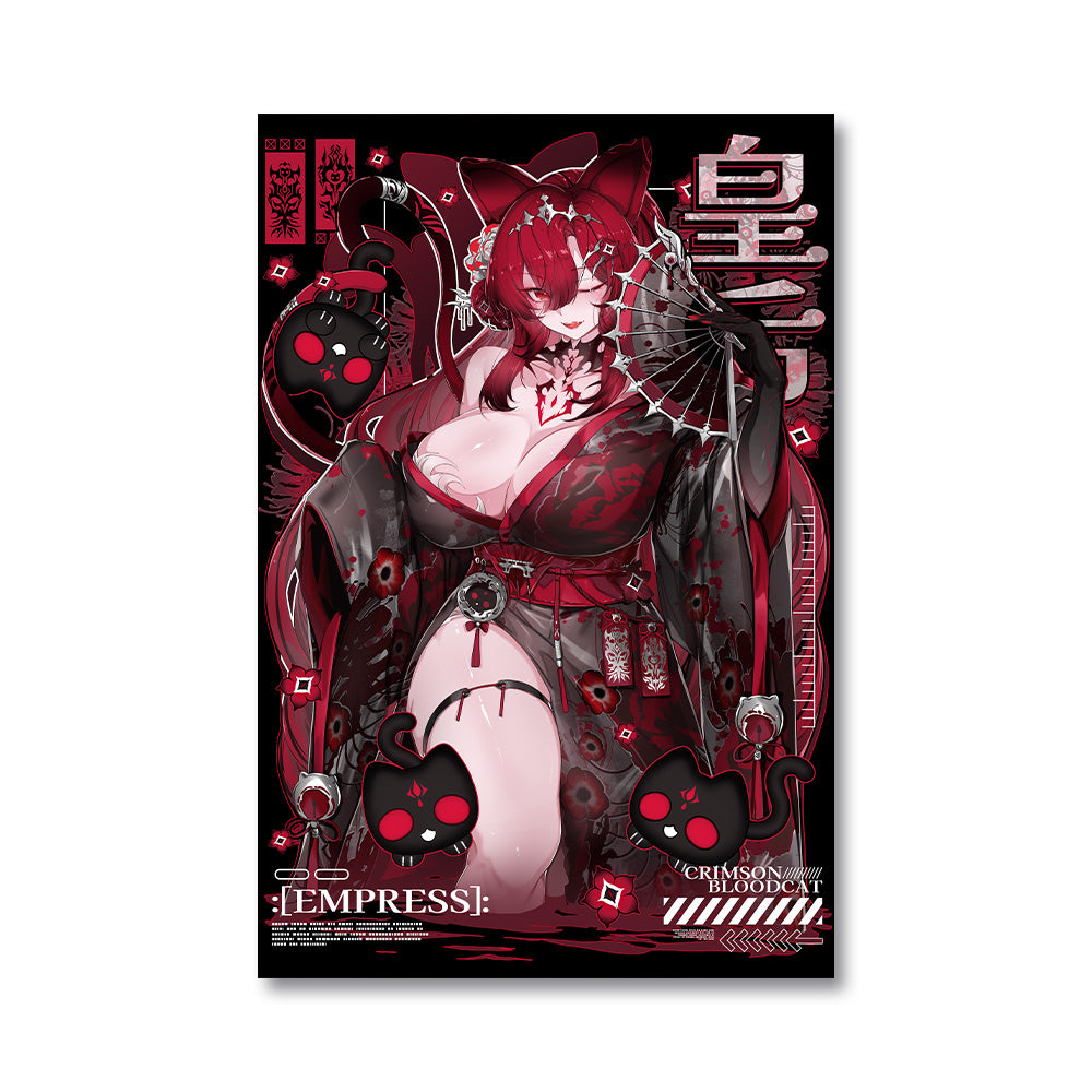CrimsonBloodCat "Shrine Empress" Poster