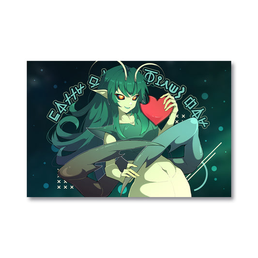 GraycenKamakiriVT Alien Love Poster