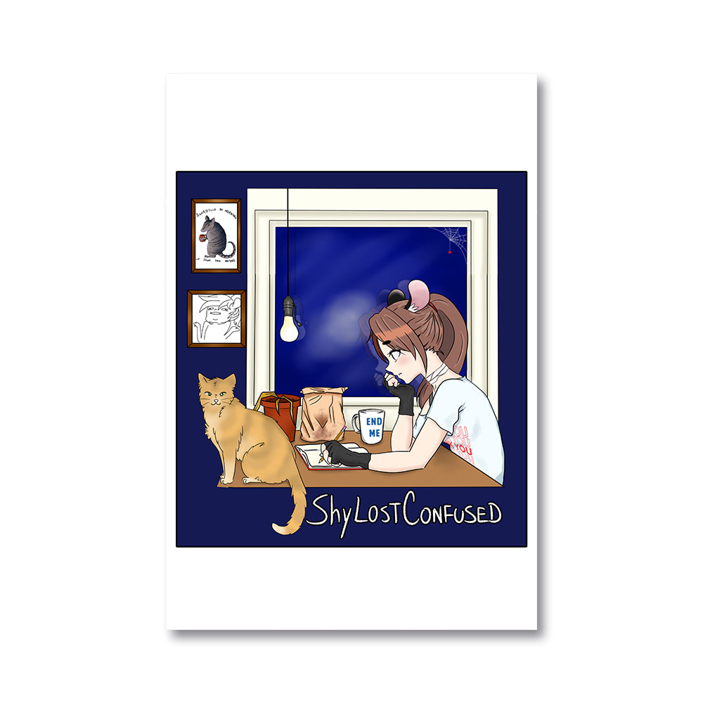 shylostconfused "Lofi" Poster