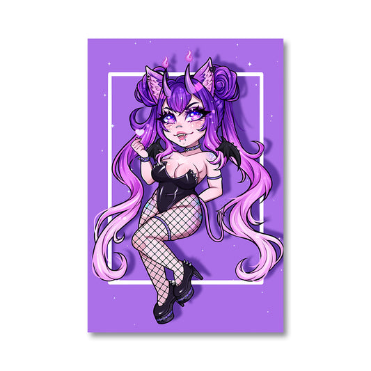 LillianaQuinn Heart Fingers Poster