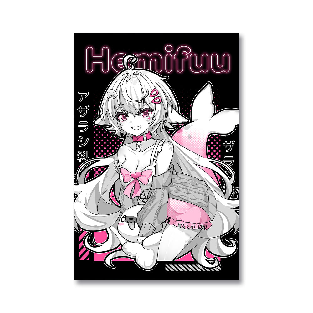 Hemifuu "Silly Ringed Seal" Poster
