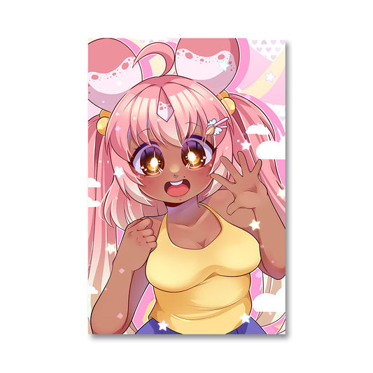 PokuMii 'Dazzling Unibun' Poster