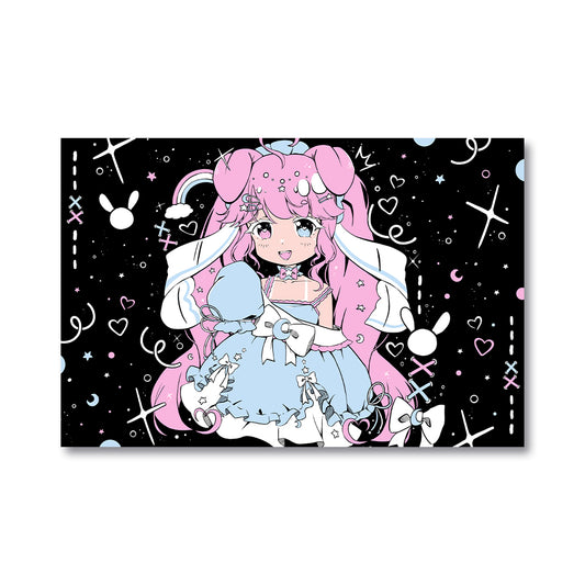 Kissiechuu Space Puppy Poster