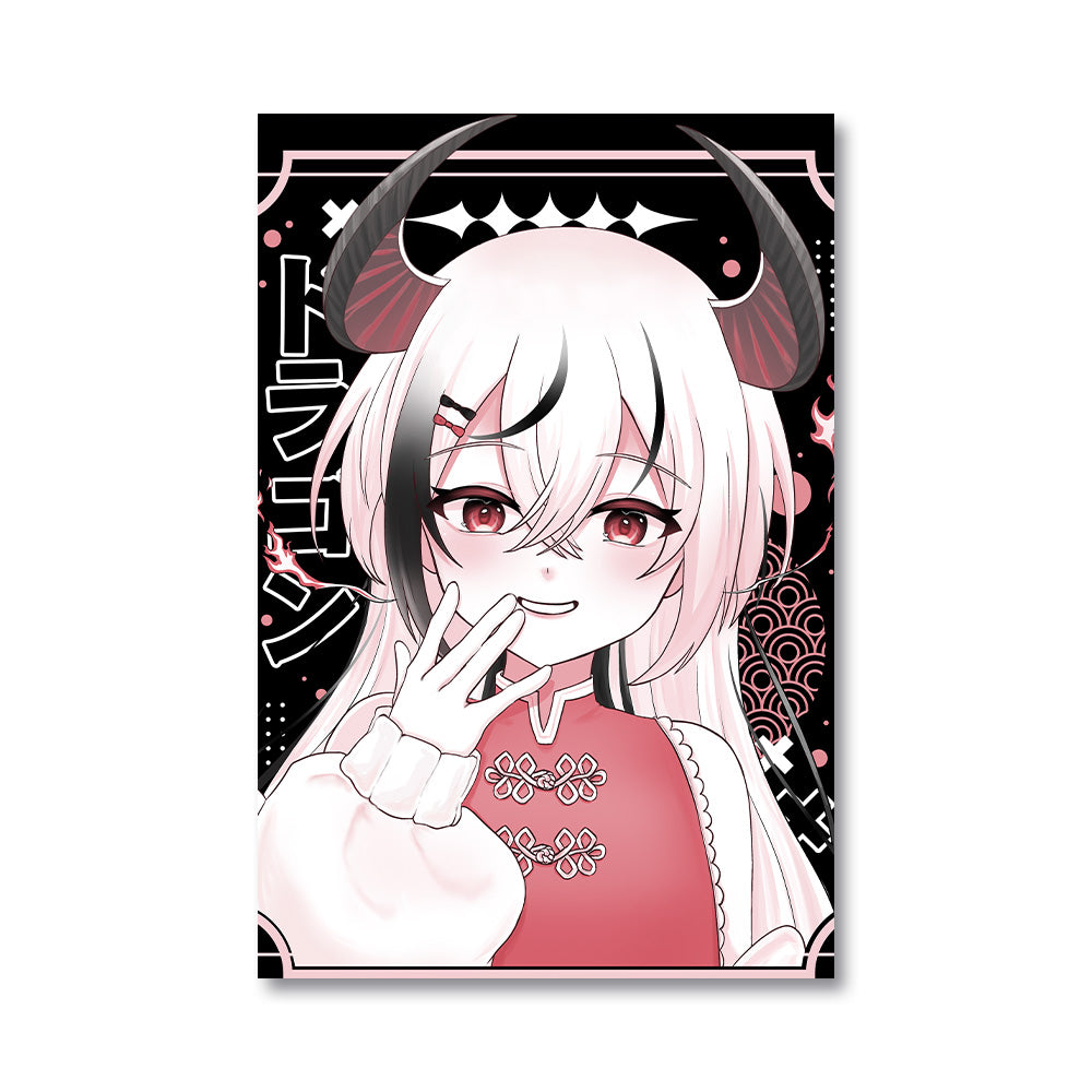 Kanadwagon Blushing Flame Poster