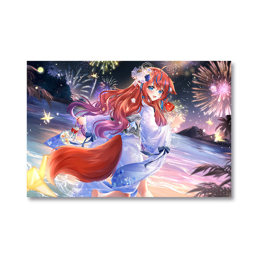 Starcat Tailchaser "Fireworks" Poster