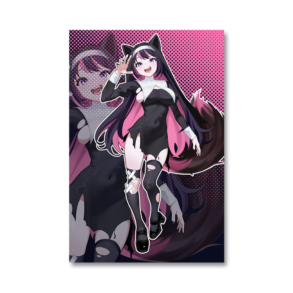 MissPookie Cursed Nun Poster