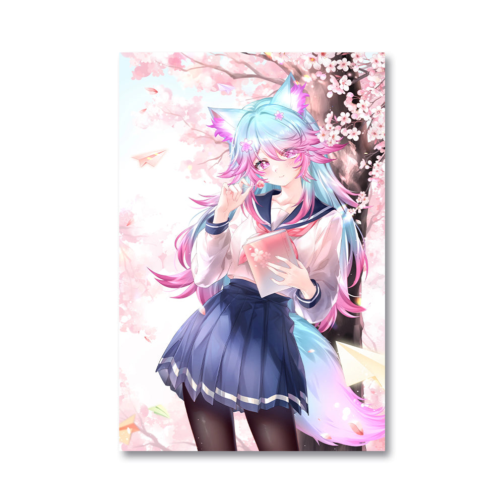 AkumaMikoVT Blossoms Poster