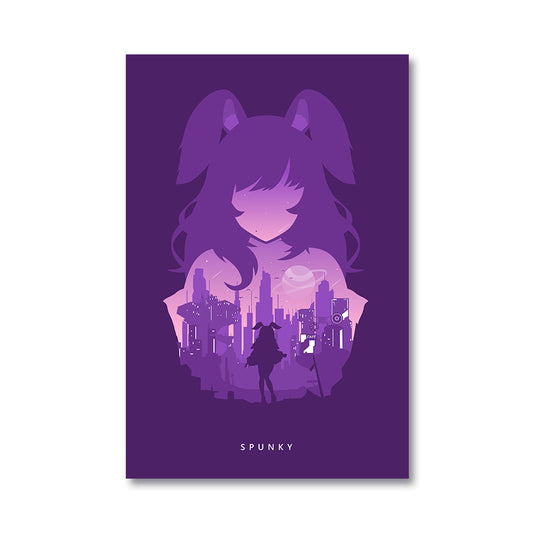 CyberSpunky Moonlight Poster